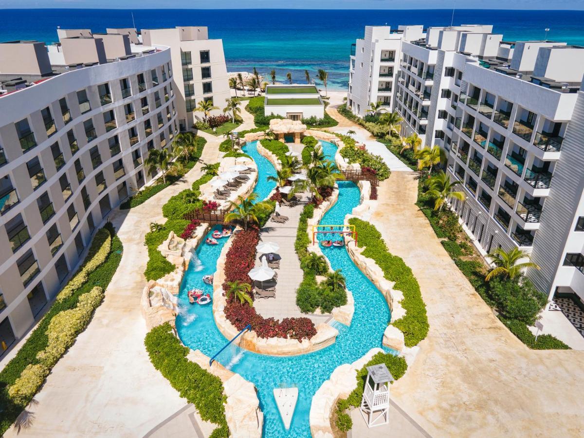 Ocean Eden Bay (Adults Only) Hotel Spring Rises Exterior photo Aerial view of the resort